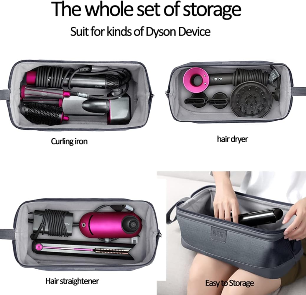 Dyson ヘアドライヤー 収納ケース付き 受注生産品】Dysonドライヤー用蓋付き収納ボックス 国産